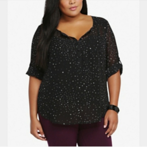 torrid sheer top